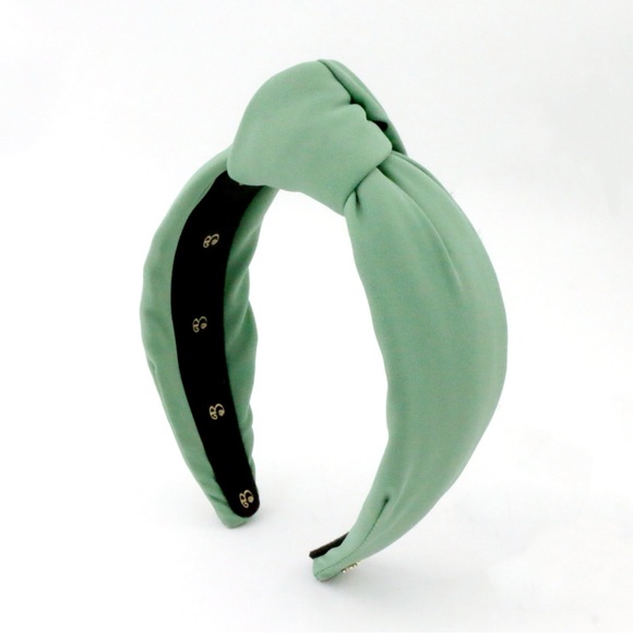 315. The Brooke Shade Sage Green Neoprene Headband main image 4